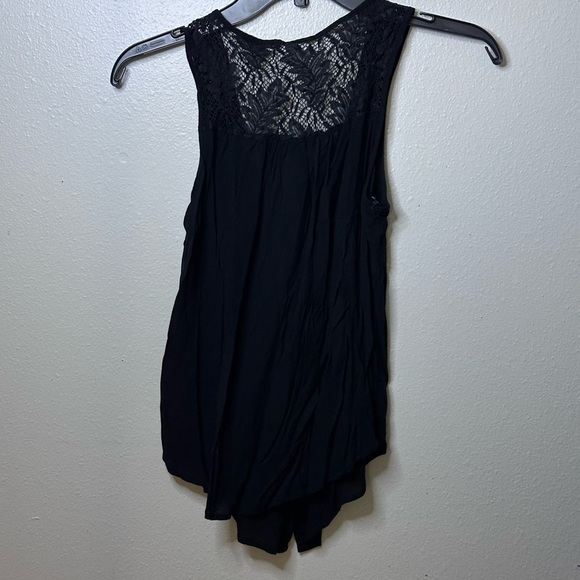 Papaya Women Sleeveless black blouse top size small - Picture 6 of 9